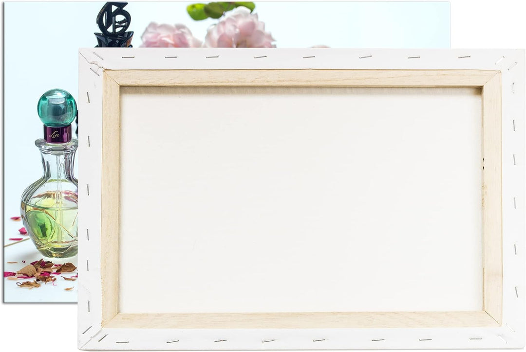 deyoli exotische Parfüms Format: 80x60 als Leinwandbild, Motiv fertig gerahmt auf Echtholzrahmen, Ho