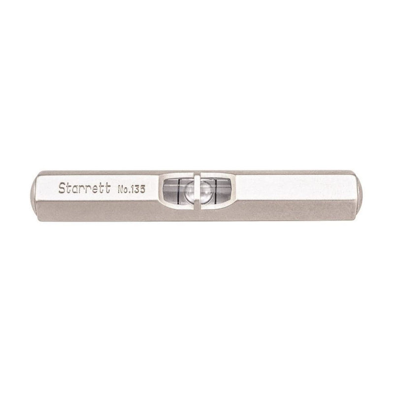 Starrett 135A Pocket Level mit satinierter vernickelter Oberfläche, Grösse 2-1/2"