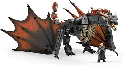 Mega Construx GKG97 Game of Thrones Daenerys und Drogon, 7 Teile Daenerys & Drogon, Daenerys & Drogo