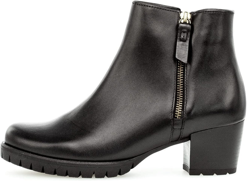 Gabor Damen Ankle Boots, Frauen Stiefeletten,Wechselfussbett 38.5 EU Schwarz 51, 38.5 EU Schwarz 51