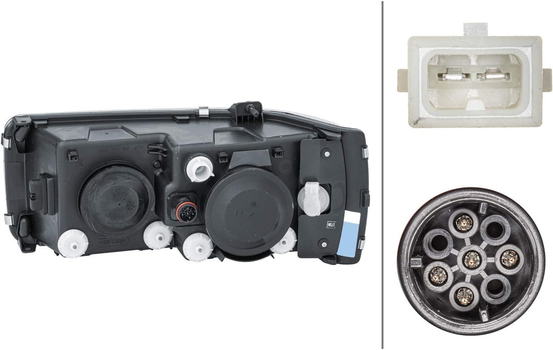 HELLA 1EJ 247 046-031 Halogen-Hauptscheinwerfer - links Links (Fahrerseite), Links (Fahrerseite)