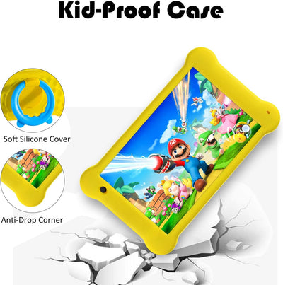 Wainyok Kinder Tablet, 2GB RAM+ 32GB ROM Kids Tablet, Quad Core, Kindersicherung, 7 Zoll Augenschutz