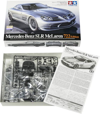 Tamiya - 1:24 Mercedes Benz SLR722 McLaren 2006 - Plastikbausatz - Autobausatz - Modellbau - origina