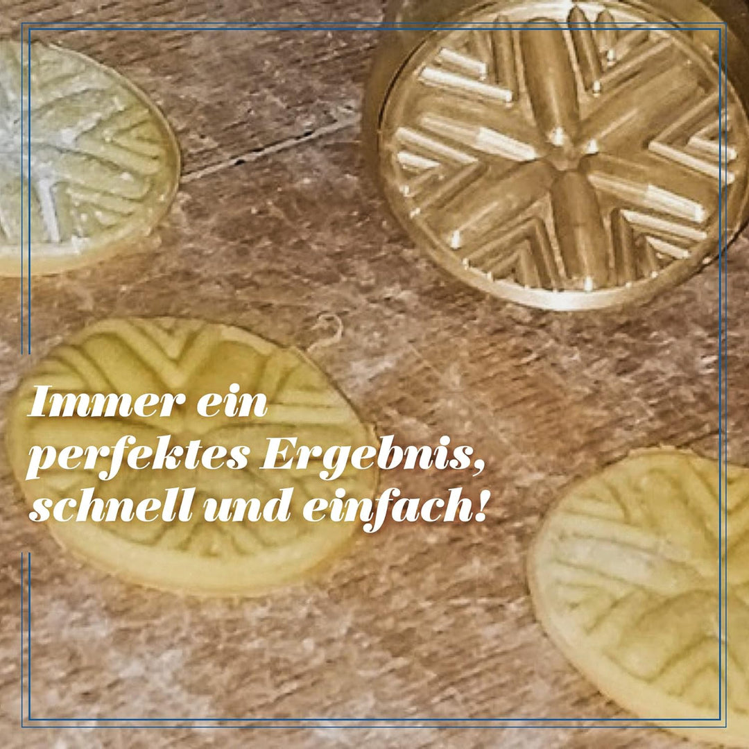 La Gondola Ravioli-Stempel - Rund Corzetti 50mm | Italienisches Pasta-Werkzeug für Zuhause und gewer