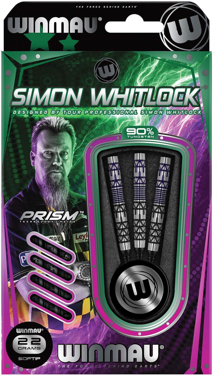 WINMAU Simon Whitlock 90% Special Edition Softdarts 22 Gramm