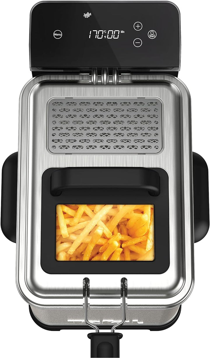 Tefal FR507D Family Pro Digital Elektrische Fritteuse | 4 L Öl-Kapazität | Kühlzonen-Technologie | s
