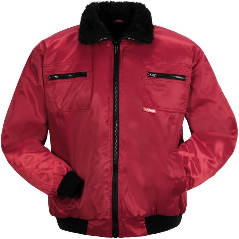 Planam Outdoor Winter Herren Gletscher Pilotenjacke rot Modell 0338 Grösse M, Rot M