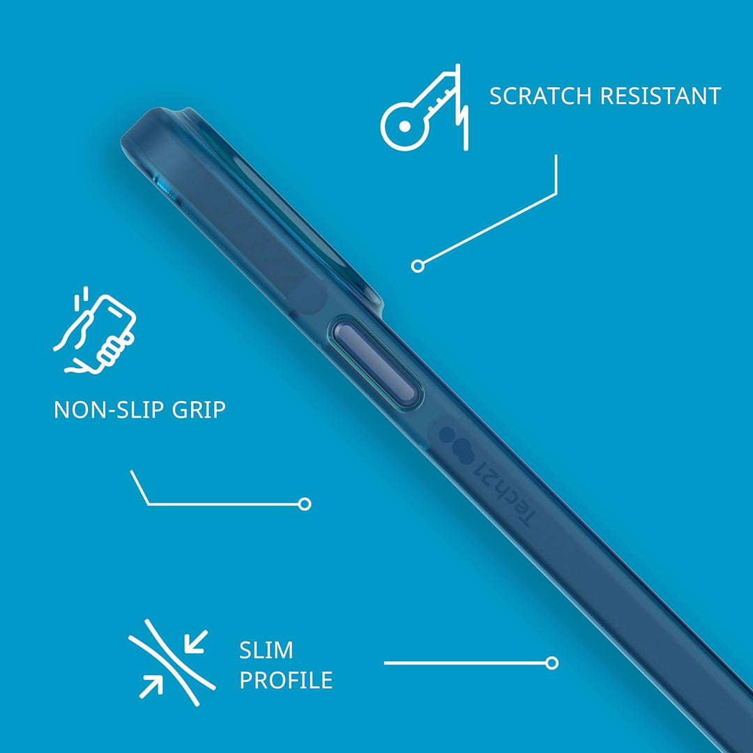 tech21 iPhone 14 Pro Max Evo Check - Stossdämpfende & schlanke Schutzhülle mit 16ft FlexShock Multi-