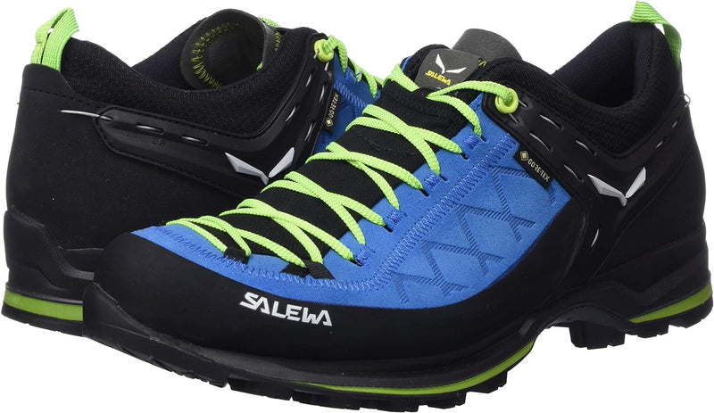 Salewa Mountain Trainer GTX 8375 Blue Danube/Fluo Green 45 EU Blue Danube Fluo Green, 45 EU Blue Dan