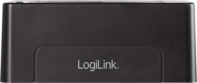 LogiLink QP0028 Quickport USB 3.1 GEN2 für 2X 2,5/3,5" HDD/SSD (2-Bay) Schwarz, único für 2x HDD/SSD