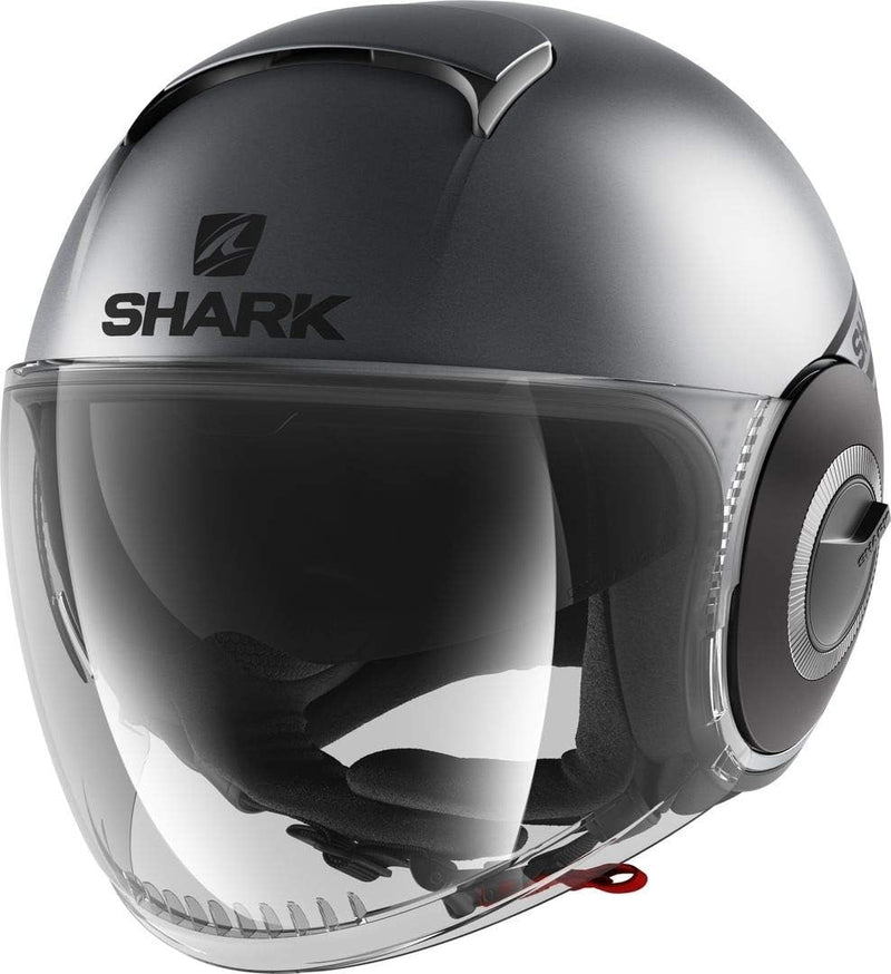 SHARK Herren NC Motorrad Helm, Anthracite, XS, XS