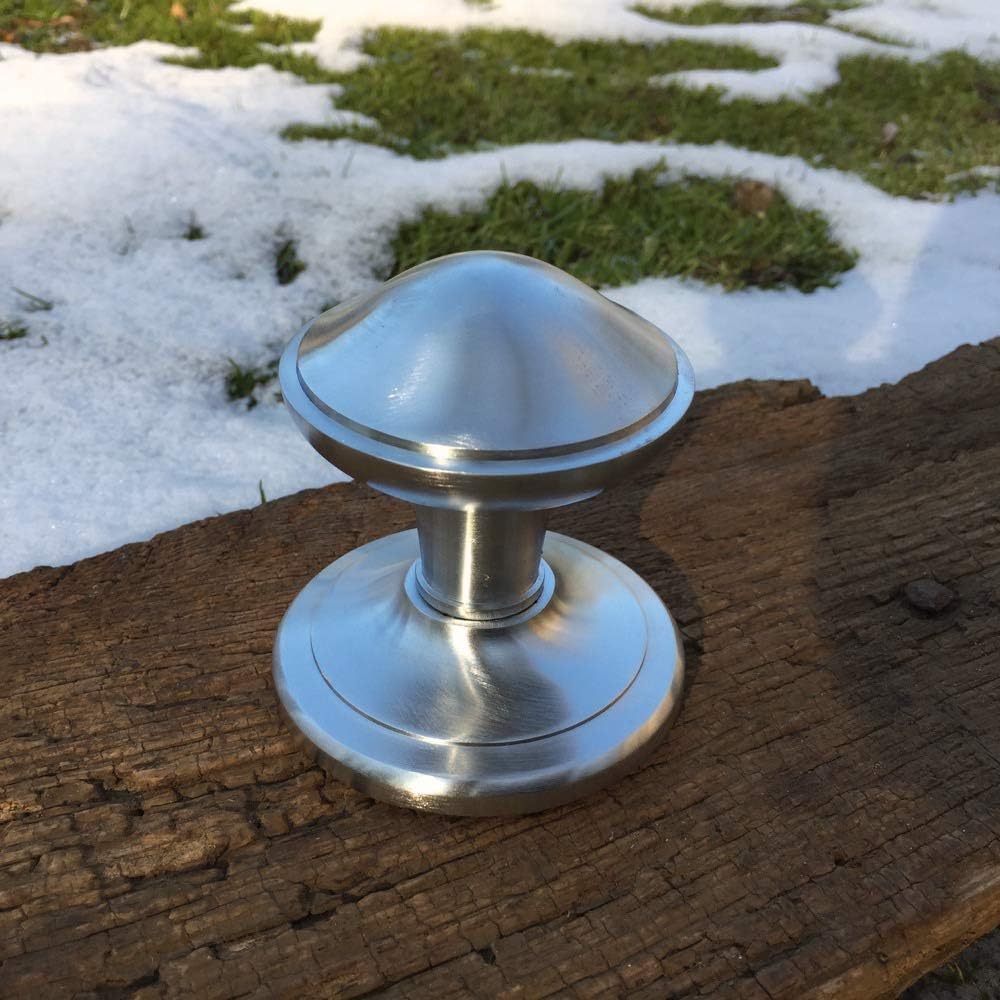 Antikas - Türknauf mit Sicherheitsrosette -Chrom-matt Knauf Haustür Qualität hervorragend!