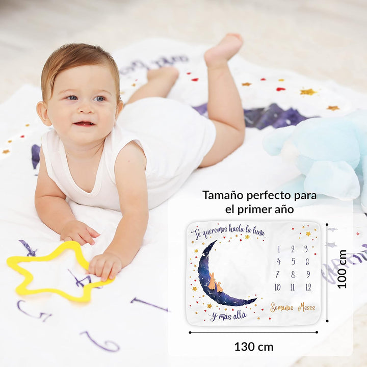 Milestone Blanket Moon Spanish (Moon)