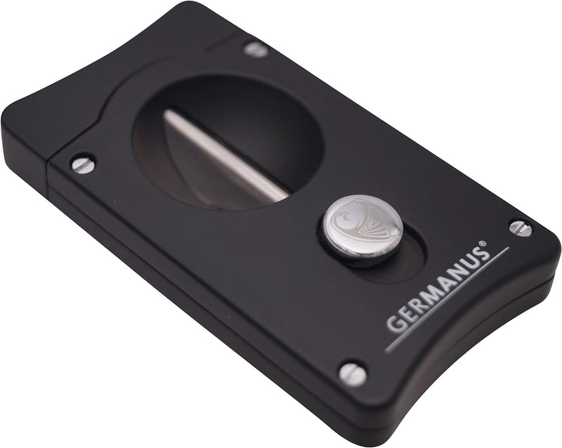 GERMANUS Zigarrenschneider V-Cutter mit V-Ausschnitt V-Cut, Schwarz