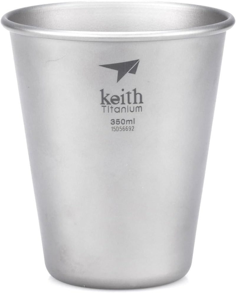 Keith 320ml-450ml Titan Tasse Bier Becher Camping Tasse (350ml)