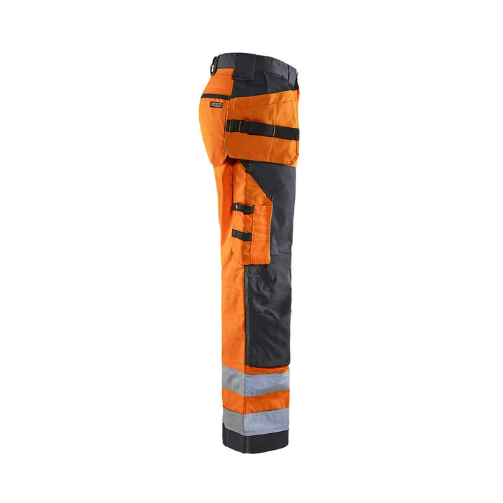Blaklader 156818115349D112 Handwerker Arbeitshose, High Vis Orange/Grün, Grösse D112