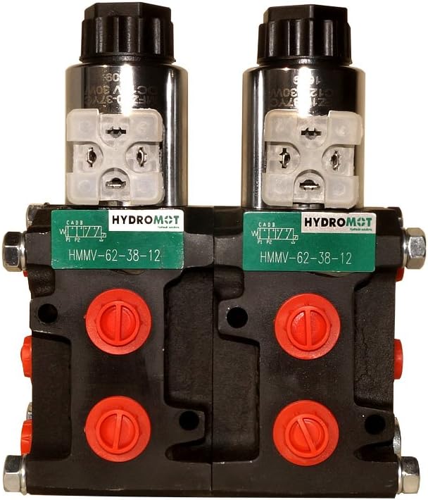 Joma-Tech Magnetventil Umschalt-/Wegeventil, 8/3, 3/8", 12 Volt, 45 Liter/min