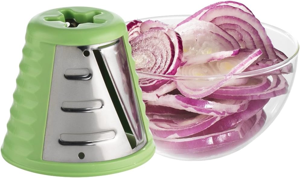 Moulinex DJ755G Fresh Express + Multifunktionszerkleinerer mit 5 Zubehörteilen und einem grossen Zul