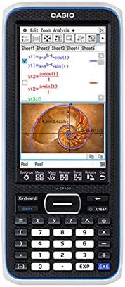 Casio FX CP 400 Grafikrechner (Classpad II) + WYNGS Schutztasche mit Schutztasche, mit Schutztasche
