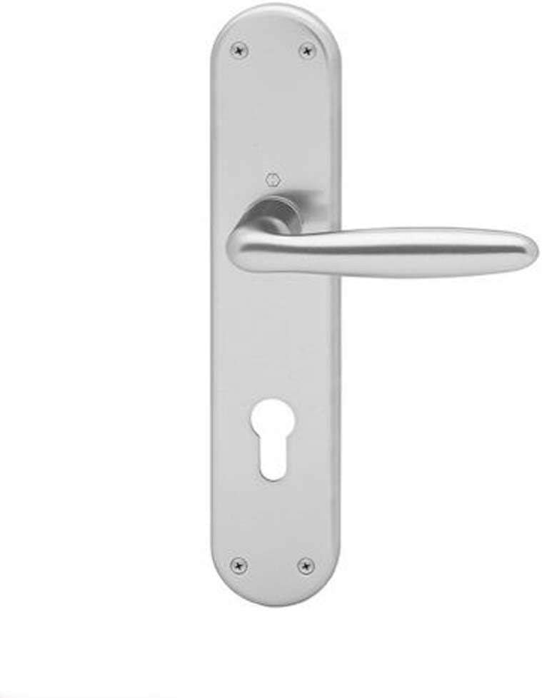 HOPPE Langschild-Garnitur 'Verona' Aluminium Natur 1510/3334-1779010