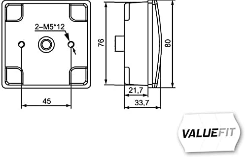 HELLA - LED-Rückfahrscheinwerfer - Valuefit - 12V - Einbau - 2-Punkt Befestigung - Kabel: 260mm - St