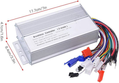 48V 60V 64V 1000W-1500W Elektroroller-Controller, 12-Röhren-Elektroradfahrer mit bürstenloser Geschw