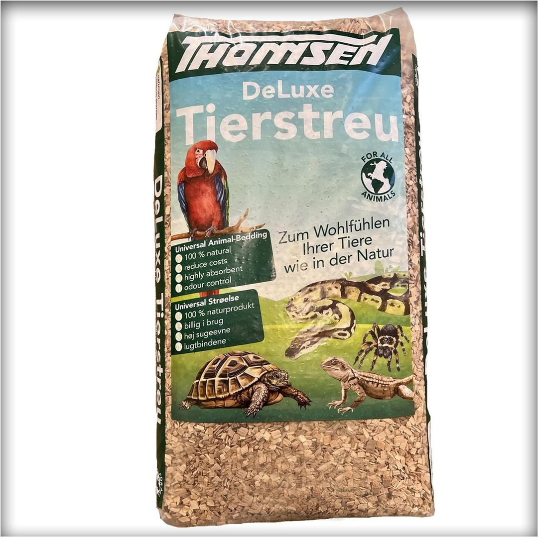 30 kg Deluxe Tierstreu XXL Buchenholz-Granulat Vögel, Nager, Reptilien