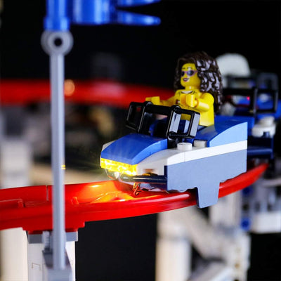 BRIKSMAX Led Beleuchtungsset für Lego Creator Expert Achterbahn, Kompatibel Mit Lego 10261 Bausteine