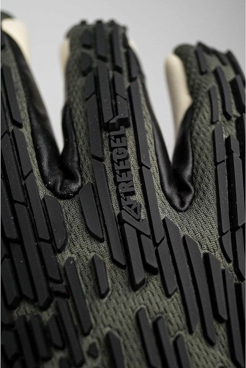 Reusch Unisex – Erwachsene Torwarthandschuhe Attrakt Freegel Gold X mit Hervorragendem Grip und Inne