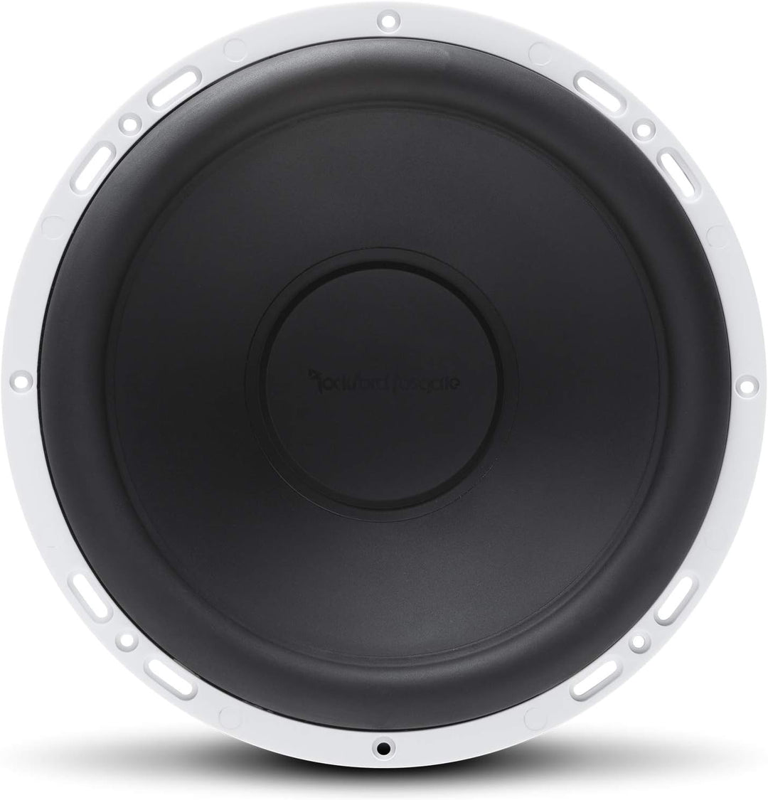ROCKFORD FOSGATE RM112D4 - 30m Marine/Outdoor/Boot Subwooer-Chassis Weiss
