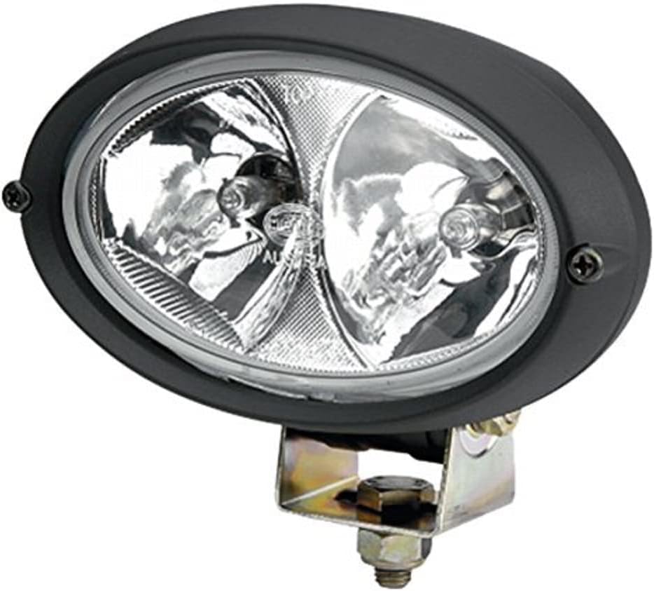HELLA - Halogen-Arbeitsscheinwerfer - Oval 100 - 12V - Anbau/geschraubt - stehend/schwenkbarer Monta