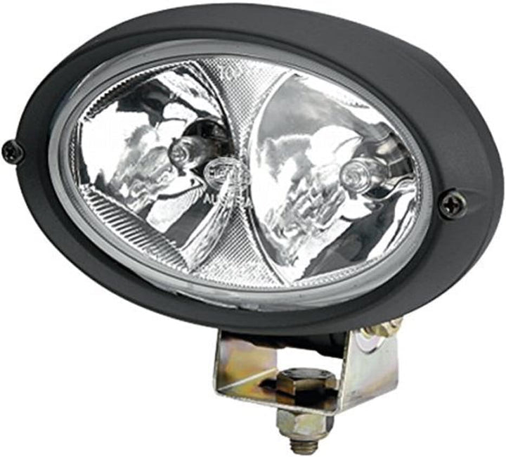 HELLA - Halogen-Arbeitsscheinwerfer - Oval 100 - 12V - Anbau/geschraubt - stehend/schwenkbarer Monta