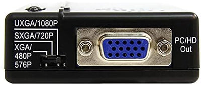 StarTech.com Composite und S-Video auf VGA Video Konverter mit Scaler - VGA zu RCA (YPbPr) Adapter -