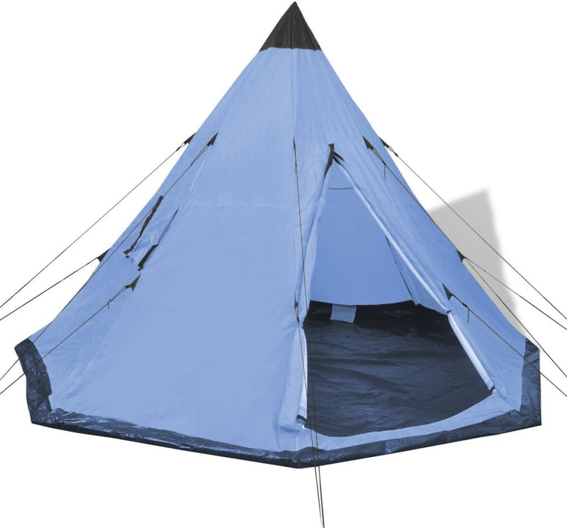 Festnight 4-Personen Zelt Campingzelt Outdoor Tent 365 x 365 x 250 cm für Wandern Camping Hiking - H