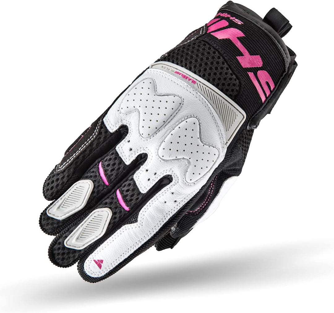 SHIMA Blaze Lady Motorradhandschuhe Damen - Belüftete, Sommer Handschuhe aus Mesh mit Knöchel und Fi