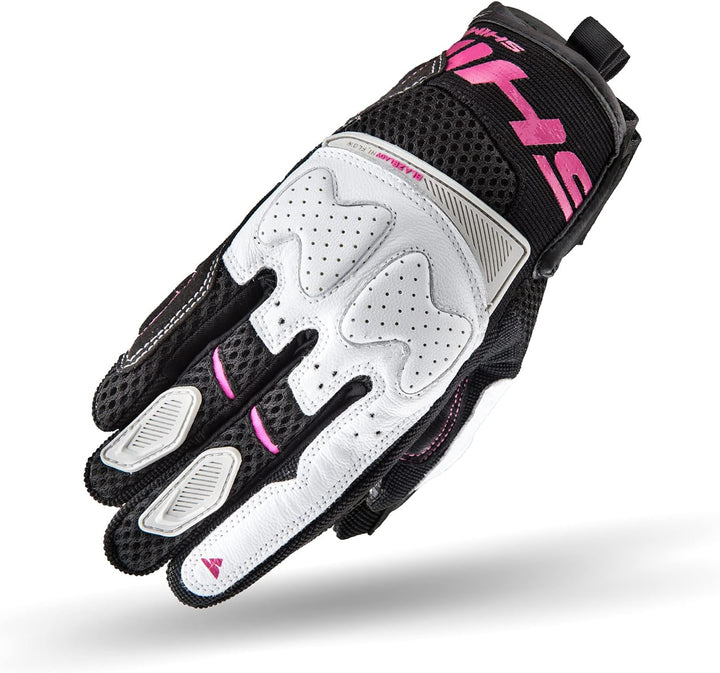 SHIMA Blaze Lady Motorradhandschuhe Damen - Belüftete, Sommer Handschuhe aus Mesh mit Knöchel und Fi