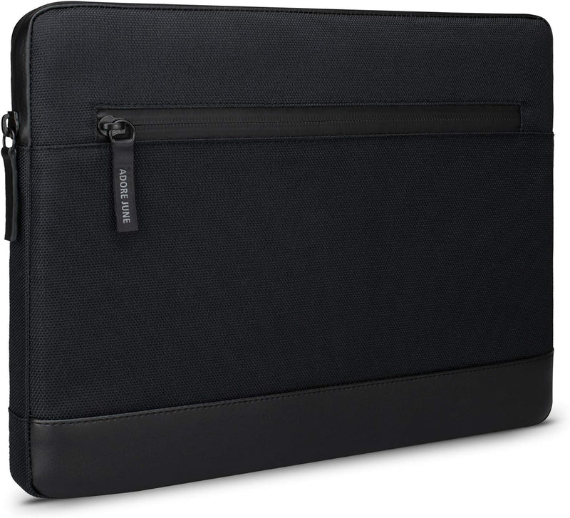 Adore June 14 Zoll Bent Laptop Tasche Schwarz kompatibel mit MacBook Pro 14 2023 2021, Nachhaltige R