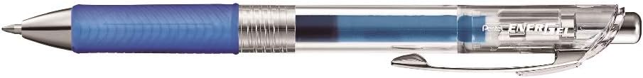 Pentel BL77TLE-CX EnerGel Pure Gel-Tintenroller mit Druckmechanik, 0,7 mm Kugeldurchmesser = 0,35 mm