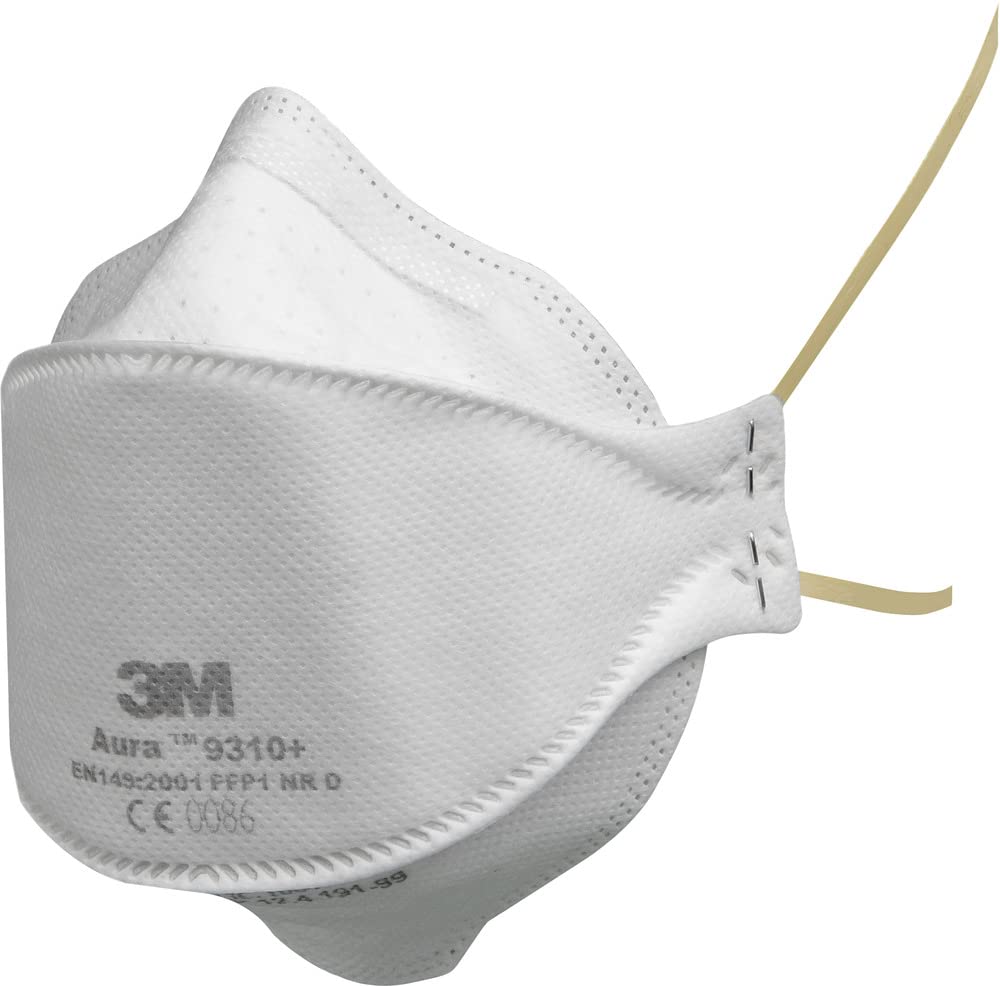 3M™ Aura™ Partikelmaske, FFP1, ohne Ventil, 9310+, 20 Masken pro Packung