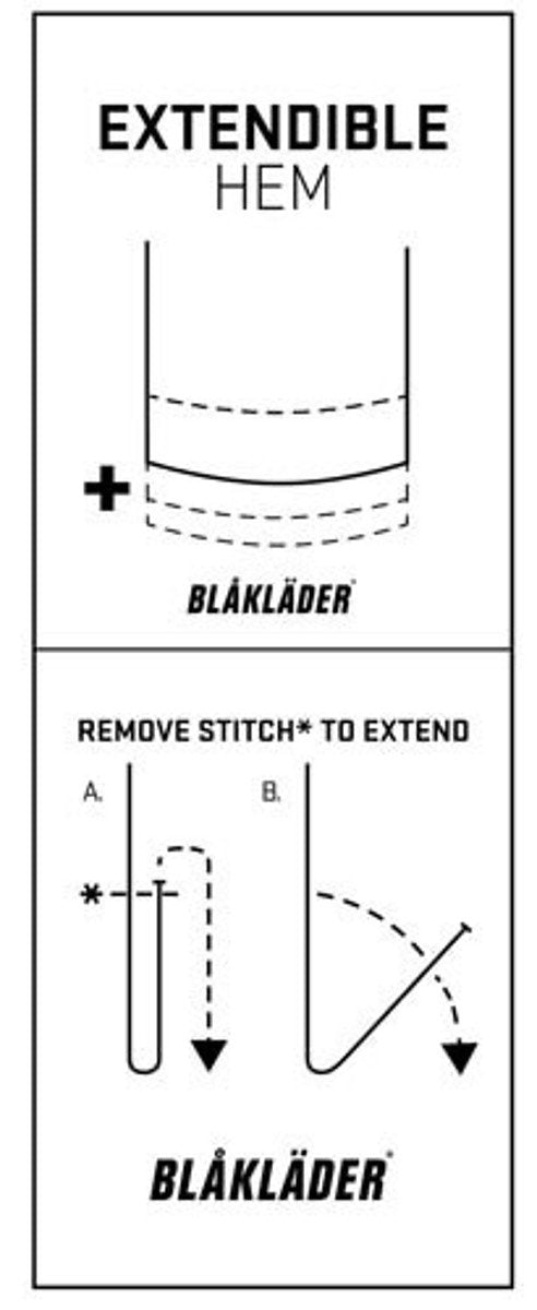 Blaklader 14591845 Service Hose dehnen, Armeegrün / Schwarz, grootte C46 Army Green / Black C46, Arm