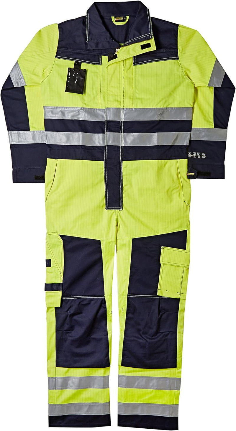 Blaklader 63781514 MULTINORM-OVERALLS, Gelb/Marine, grootte C52, C52