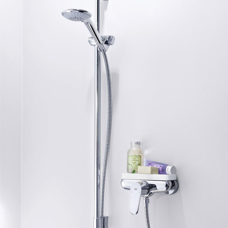 GROHE Eurodisc Cosmopolitan Brausearmatur, Standard-Auslauf 33569002, Silber Duscharmatur DECK-MOUNT