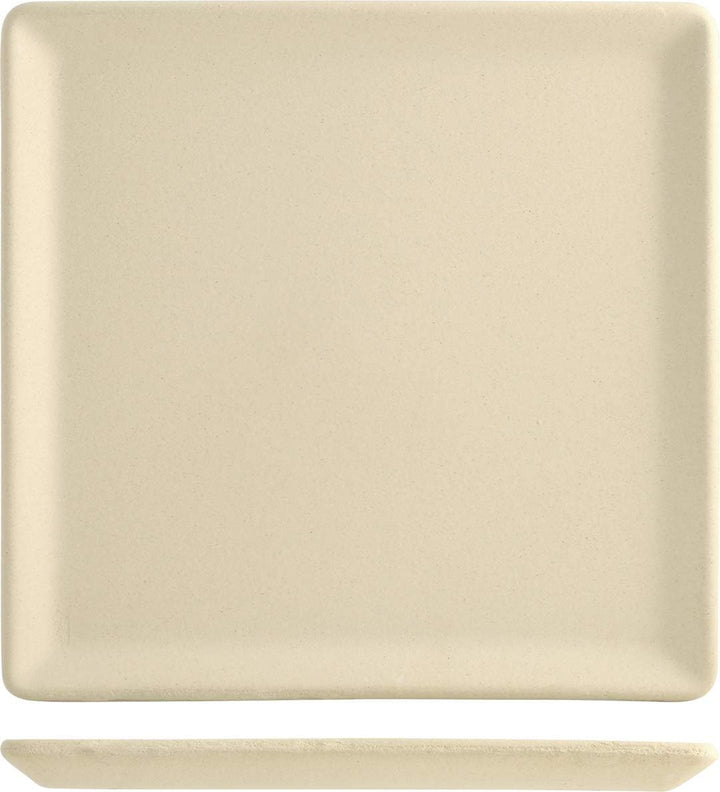Trabo My Cooking Naturcook Feuerfeste Platte, Ton, Beige, 35 x 34.5 cm, Höhe 2.5 cm