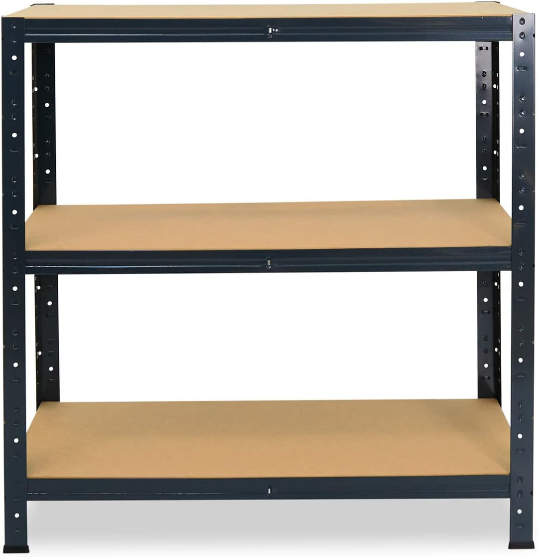 shelfplaza® 100x40x30cm Home Schwerlastregal anthrazit/Metallregal mit 3 Böden/Kellerregal Metall, G