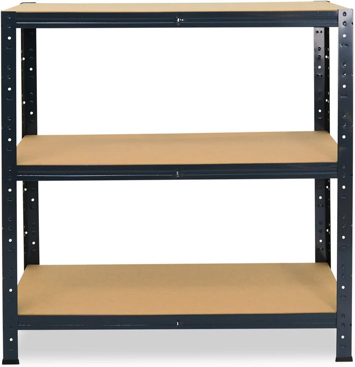 shelfplaza® 100x40x30cm Home Schwerlastregal anthrazit/Metallregal mit 3 Böden/Kellerregal Metall, G