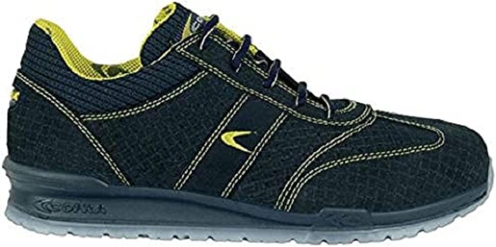 Cofra 78410-001.W45 SIVORI S1 P SRC Sicherheitsschuhe, Blau/Gelb, Grösse 45 45 EU, 45 EU