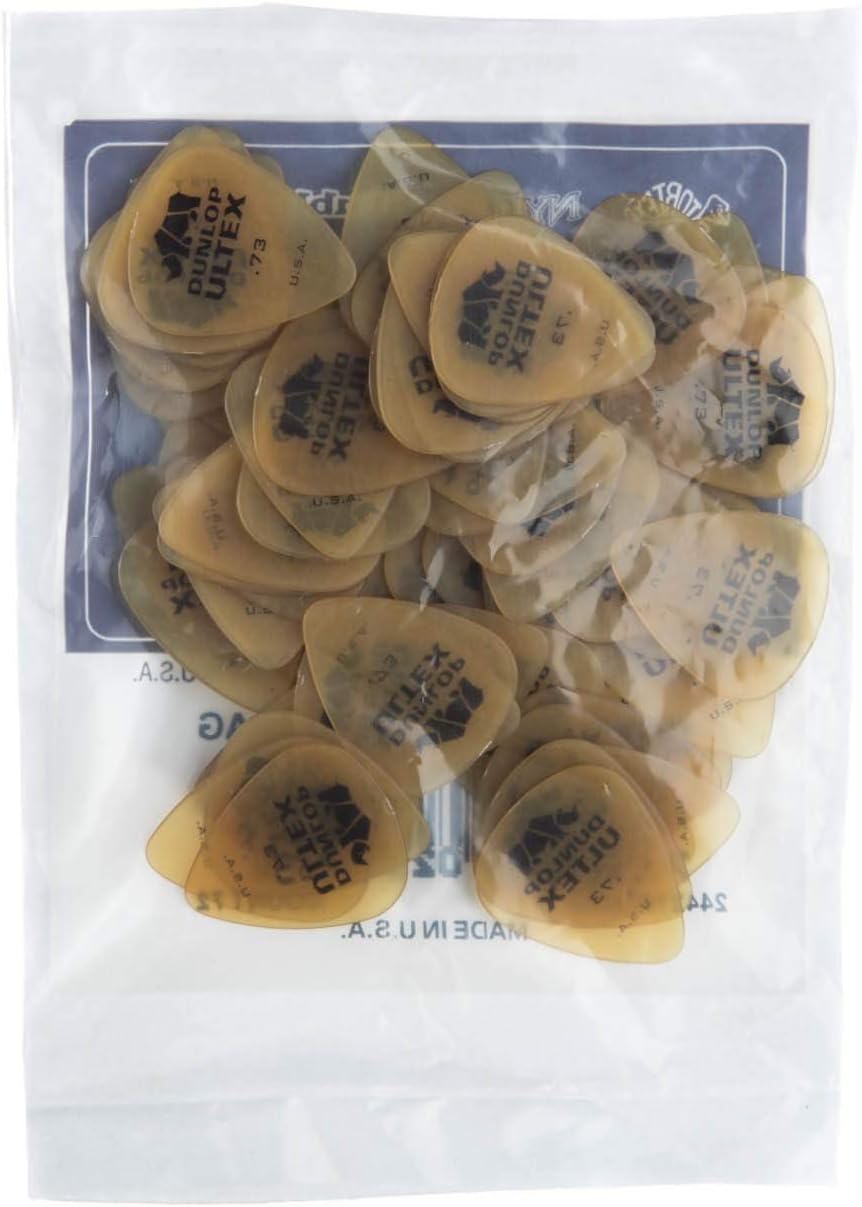 Dunlop Ultex Plektren, 0,73 mm, Standard, 72 Stück