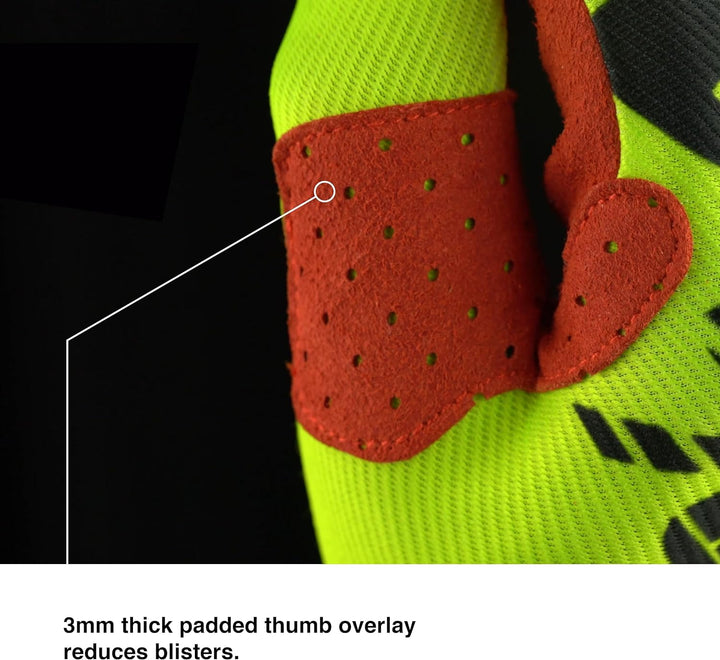 100% RIDEFIT Motocross Handschuhe - MX Dirt Bike & Powersport Reitausrüstung für Herren Orange S, Or