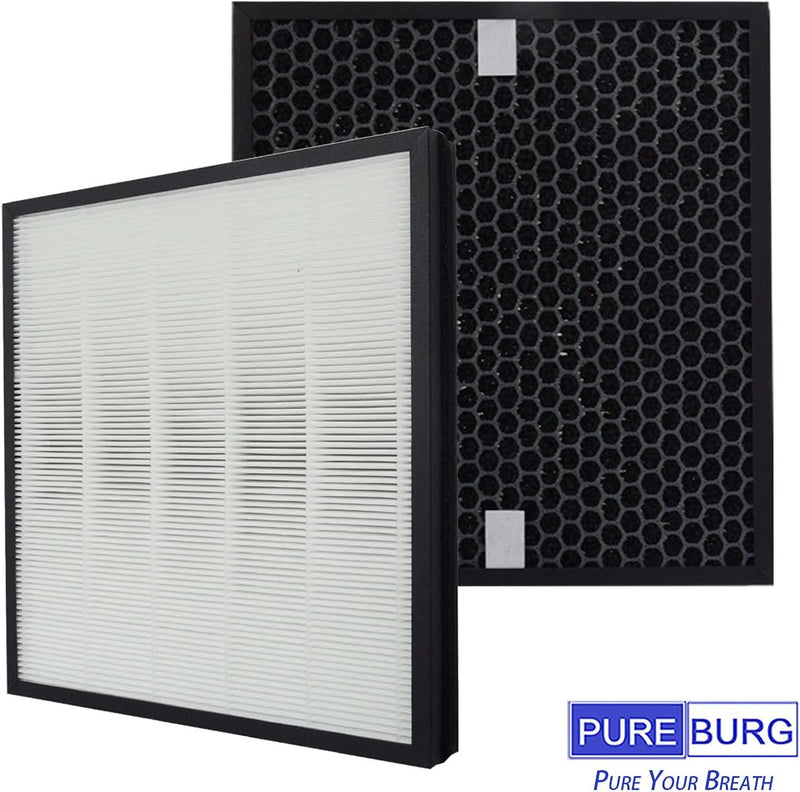 PUREBURG 2er-Pack Ersatz Kombifilter kompatibel mit Philips AC4080/10-Luftreinigern, Teilenummer AC4