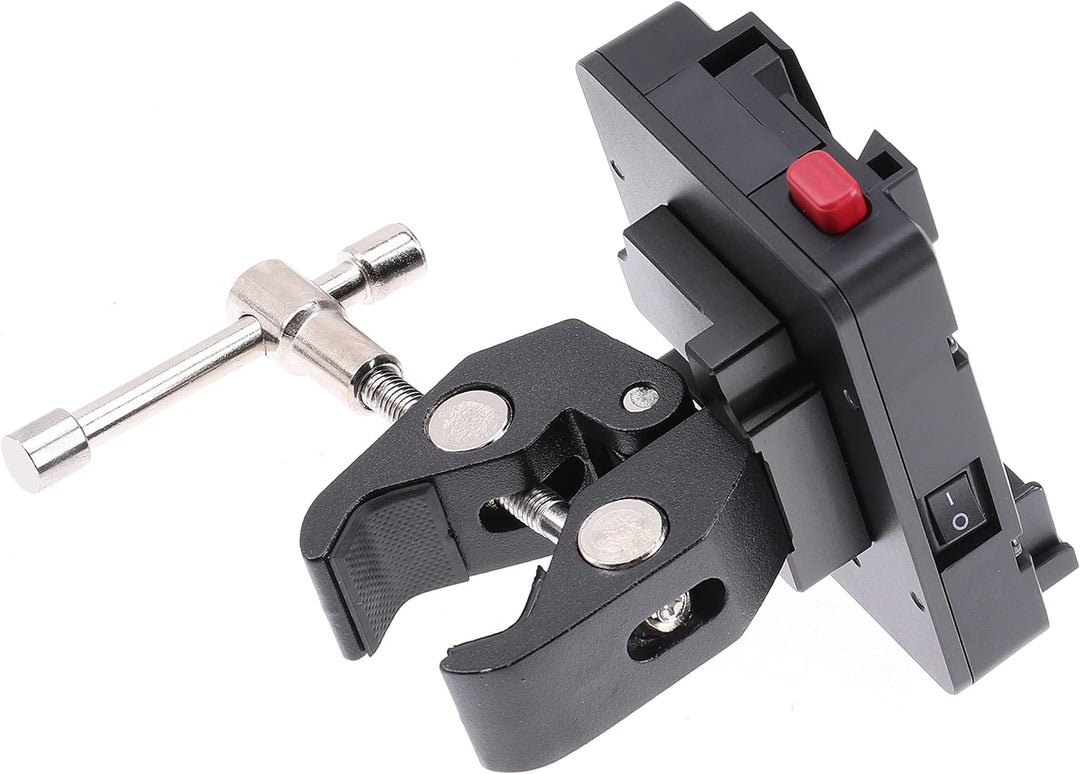 Hersmay Mini V Mount Plate Nano V-Lock V-Mount Batterie Platte im Taschenformat mit D-Tap & Super Kl